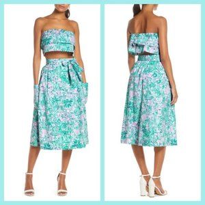 LILLY PULITZER Two Piece Lenora Set Size 0 - worn once